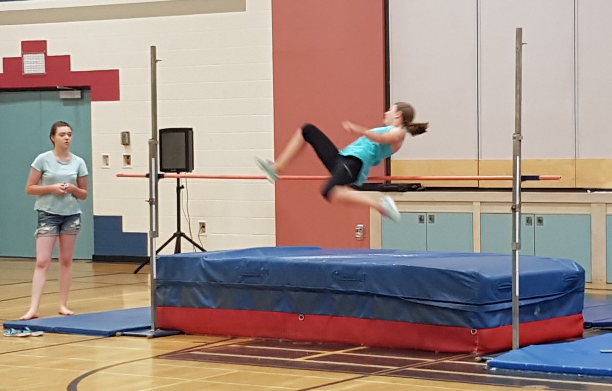 Congratulations Jenessa for high jumping 135 cm in grade 6! This ties the gr 7 <a href="/MarwayneSchool/">𝕄𝕒𝕣𝕨𝕒𝕪𝕟𝕖 𝕊𝕔𝕙𝕠𝕠𝕝</a> &amp; <a href="/BTPS28/">Buffalo Trail Public Schools</a>  record.  Can't wait for next year😊