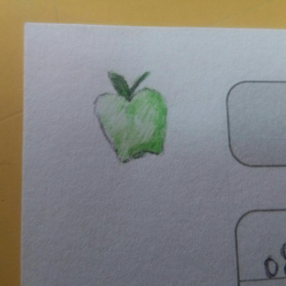 bianlucerito's tweet photo. You like #greenaple or #readaple? #drawing #dibujo https://t.co/ndIioFLOSJ