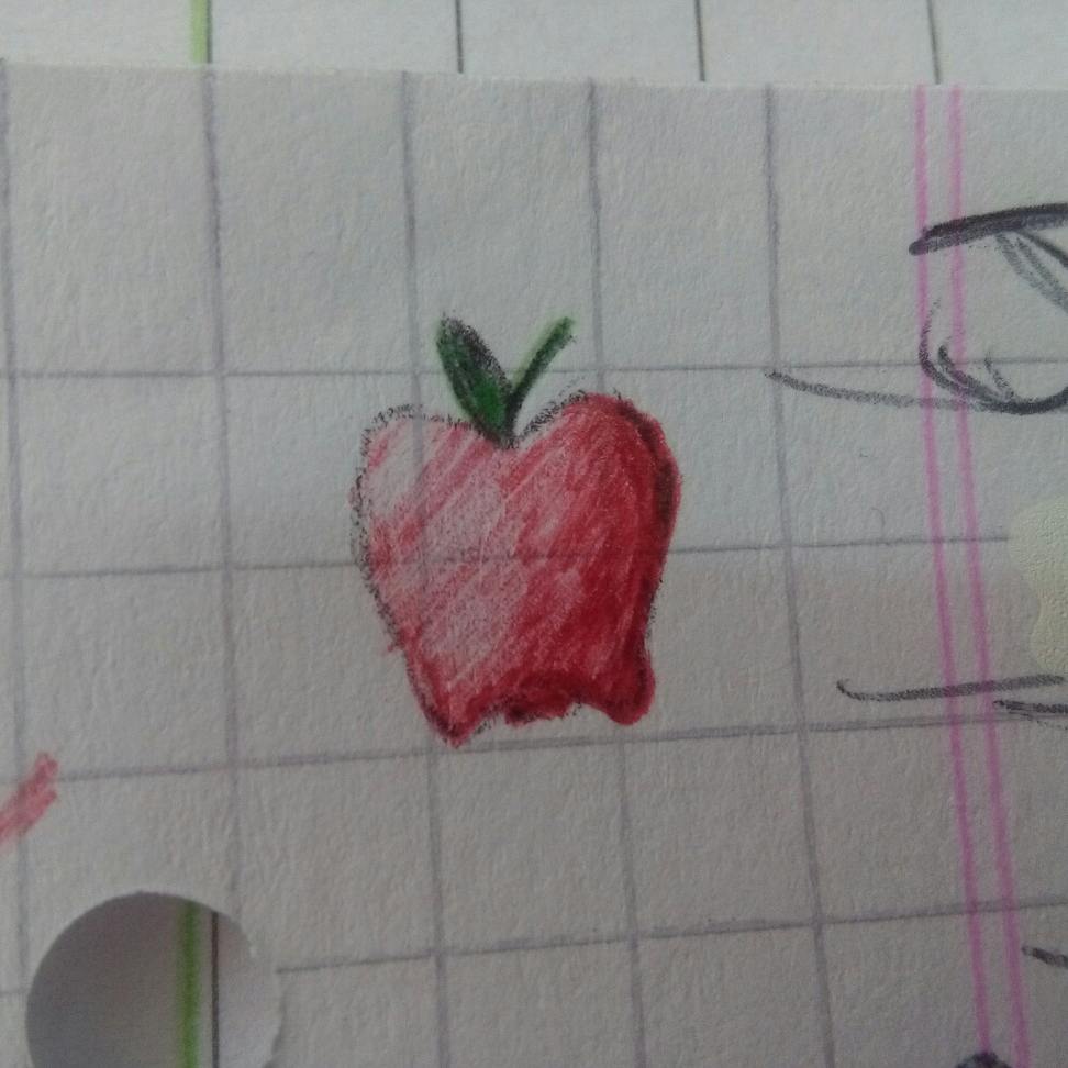 bianlucerito's tweet photo. You like #greenaple or #readaple? #drawing #dibujo https://t.co/ndIioFLOSJ