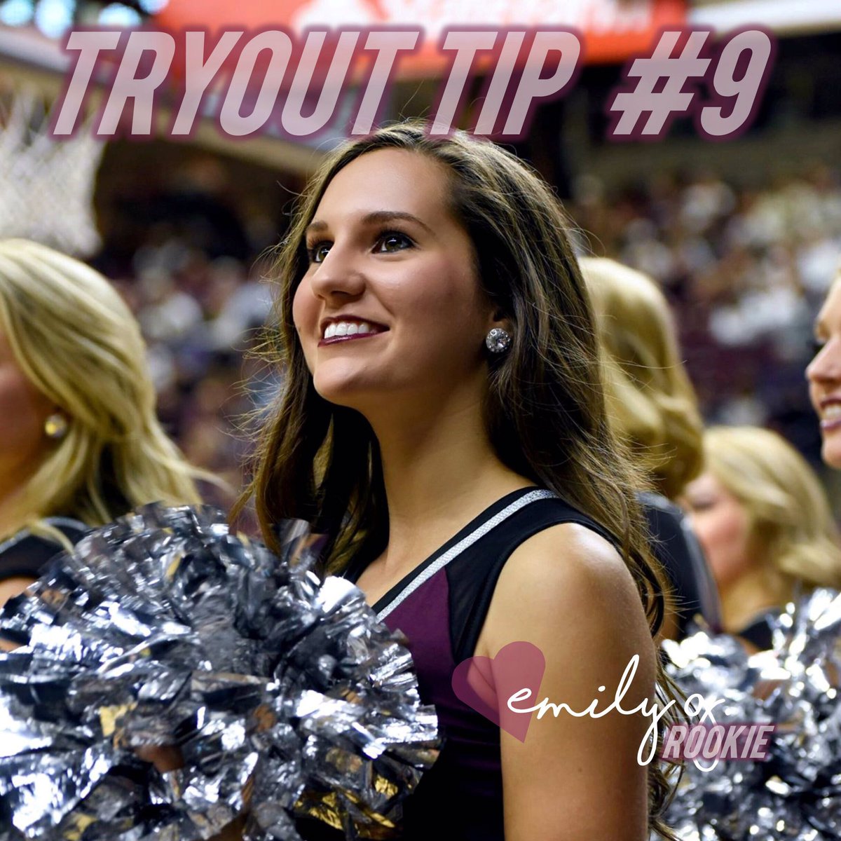 AggieDanceTeam's tweet photo. Your No. 9 #TryoutTipThursday comes from Rookie, Emily G.! Head on over to Instagram (@AggieDanceTeam) now! ๐ https://t.co/sdx6J6Femc
