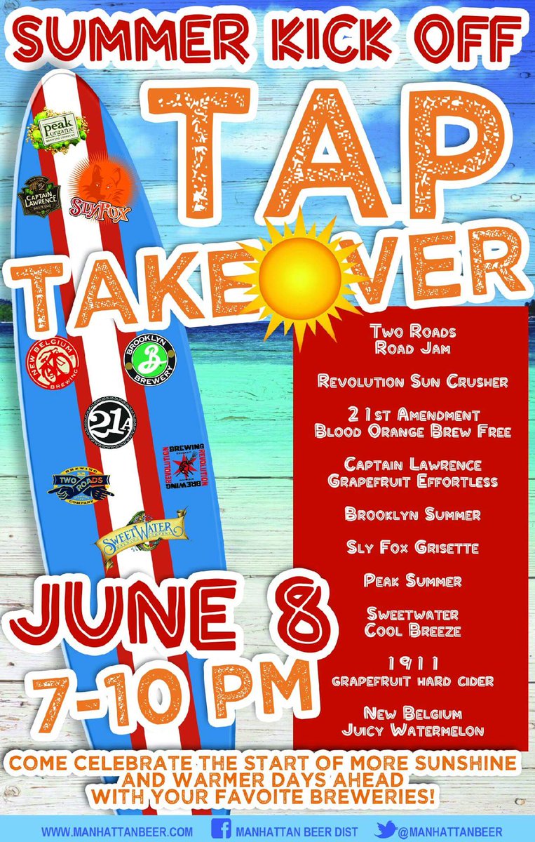 Sly Fox Beer NYC (@slyfoxbeernyc) on Twitter photo Everyone's excited for the <a href="/MBDCraft/">Manhattan Beer Craft</a> #Summer #KickOff at #DBA tonight at 7:00. Come relax with us! #LES #1stAve #CraftBeer #SlyFox Everyone's excited for the <a href="/MBDCraft/">Manhattan Beer Craft</a> #Summer #KickOff at #DBA tonight at 7:00. Come relax with us! #LES #1stAve #CraftBeer #SlyFox