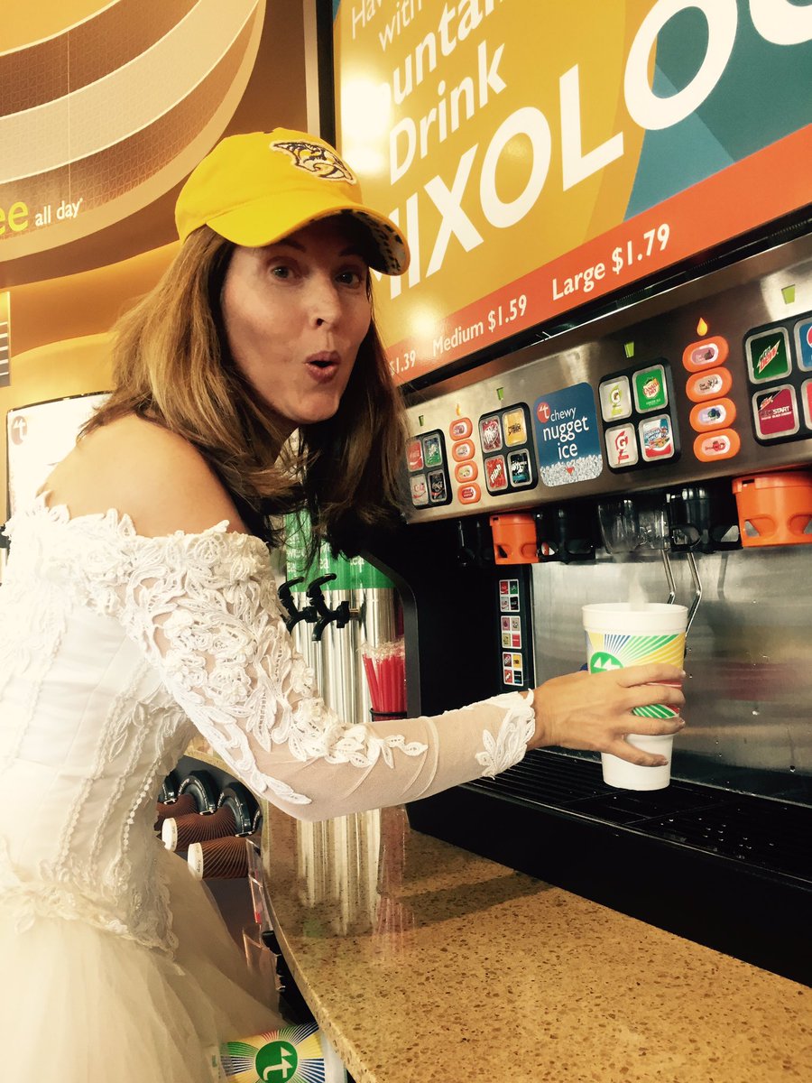LomickaMichelle's tweet photo. Going to the chapel Sunday! Sayin a little prayer for tickets! Want to say "yes to the Bridgestone address!" I DOOOOOOO love hockey!#tdpreds https://t.co/dOVe4SZpVx