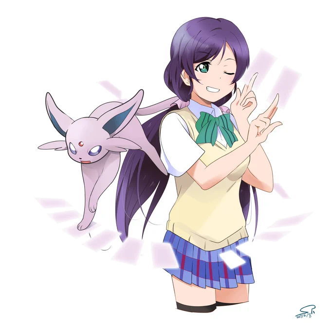 【えりグレイシア X のぞエーフィ】
そして東條さんお誕生日おめでとう～ 