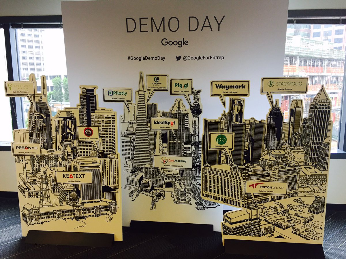 One of my favorite days of the year is here #GoogleDemoDay Congrats to all the <a href="/GoogleForEntrep/">GoogleforEntrep</a> startups presenting this year!