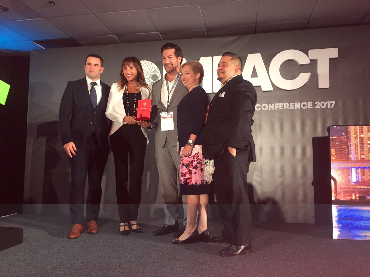 MiamiChamber's tweet photo. And the winner of the 1-50 employee category is @RoarMedia! CONGRATULATIONS ROAR! #RuleTheJungle #GoodToGreat #GoalsConference https://t.co/4CBCTvR7lm