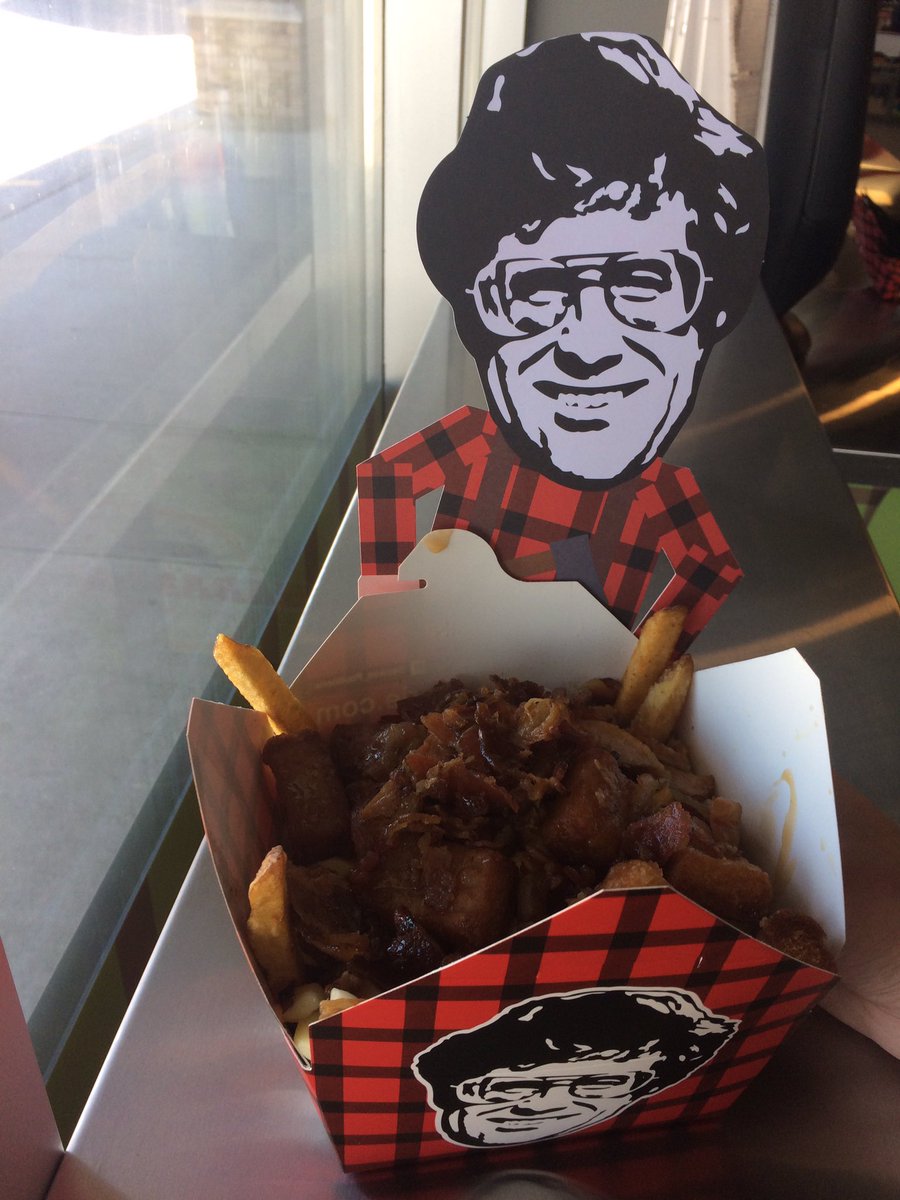 poutinerie's tweet image. Global Headquarters #FLATSMOKE decided to get an OHHHH CANADA! POUTINE for lunch today!
He&apos;ll be so full we&apos;ll have to call him Fat Smoke!!!