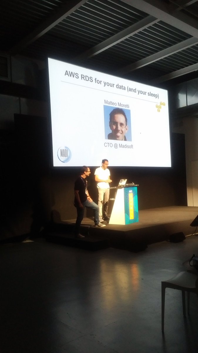 matful8's tweet image. Just finished our speech at aws summit. Great event! #AWSSummit #AWSSummit @Madisoft