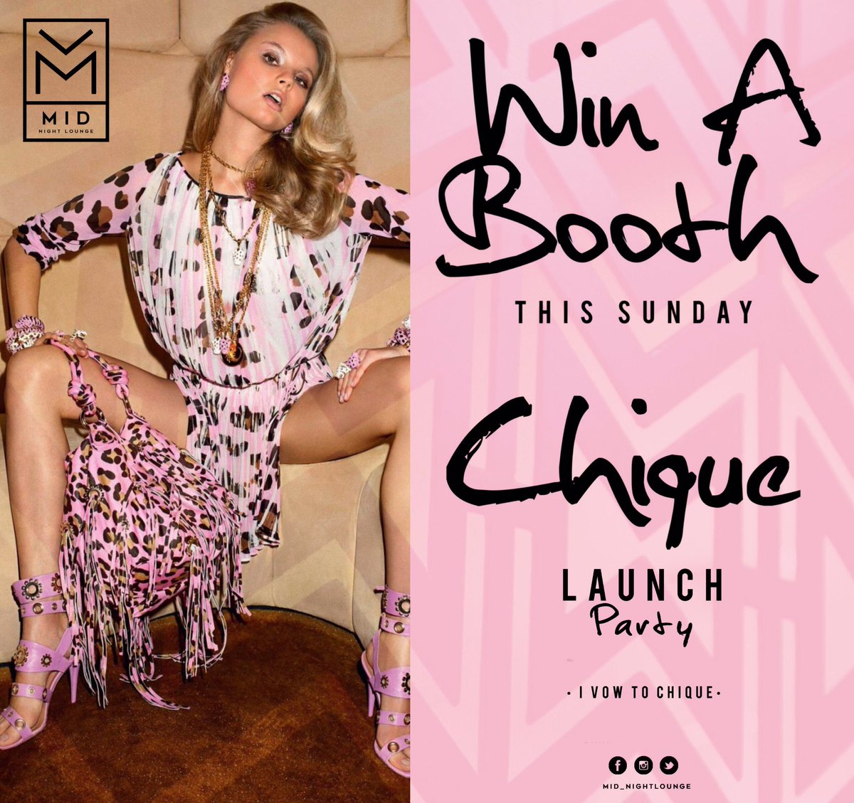 COMPETITION TIME 🍾🍾🍾🍾

To Win A Free Booth For Our 

Launch Party 
@Mid_NightLounge 

Just like / Tag &amp; Retweet