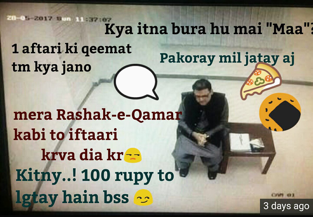 worldvirus1's tweet photo. When Nobody invites you on #Iftaari .
😁🙄😏😂🍕🍒🍑🍄🍔👇 https://t.co/QBZg5iHkGp