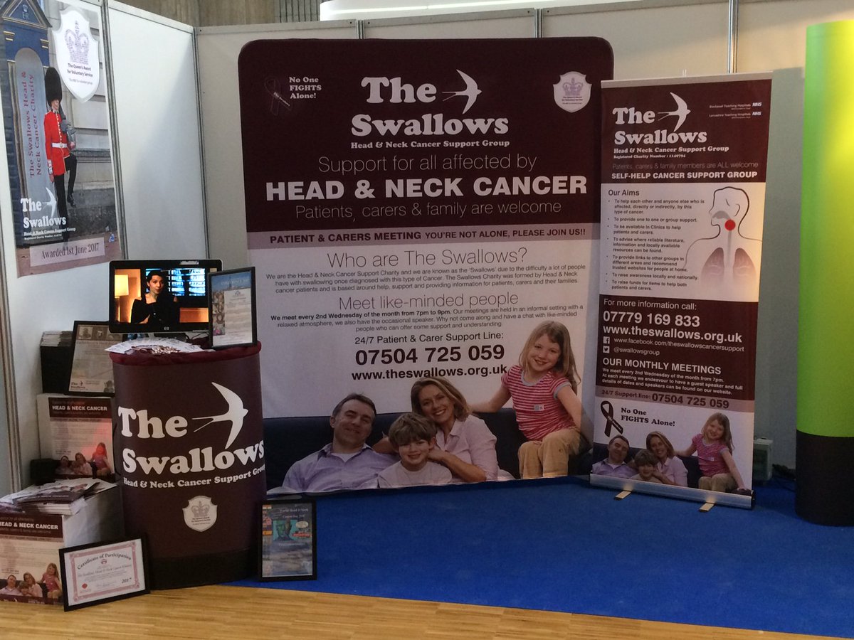 swallowsgroup's tweet photo. The @swallowsgroup looking to produce a Patient Support Book in Spain please help by calling at our stand 46 at the #SEOR2017 https://t.co/GrQlD9Qjpc