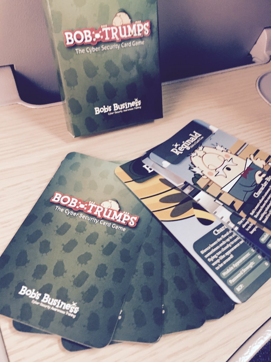 CIISECHQ's tweet photo. Great @Infosecurity Europe 2017! @BobsBusinessUK Bob Trumps helping entertain the team on the way home #INFOSEC17 #BobTrumps https://t.co/RF3lT355mY