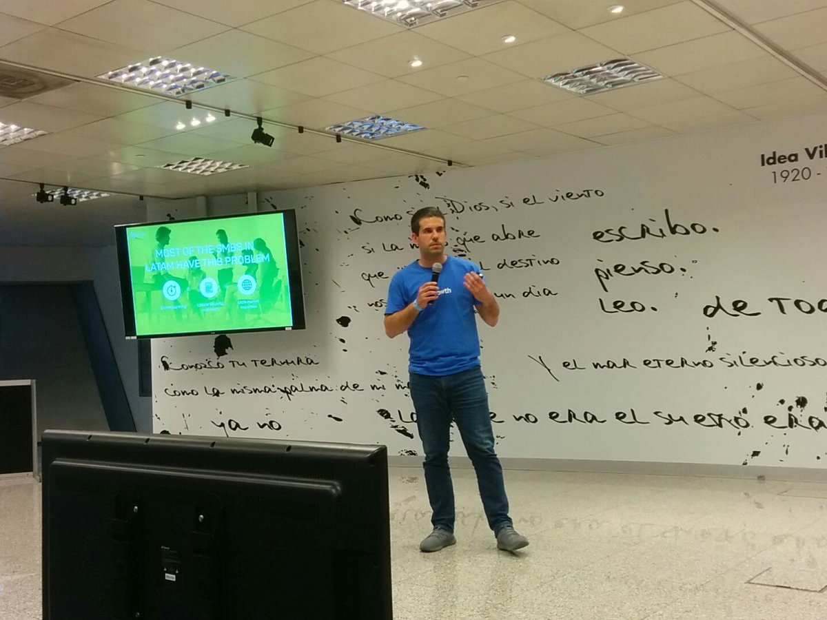 Seedstars's tweet photo. Learn how @krowth is making a marketplace where #SMEs can trade services without money! #SSWMVD https://t.co/JWYNij89OT