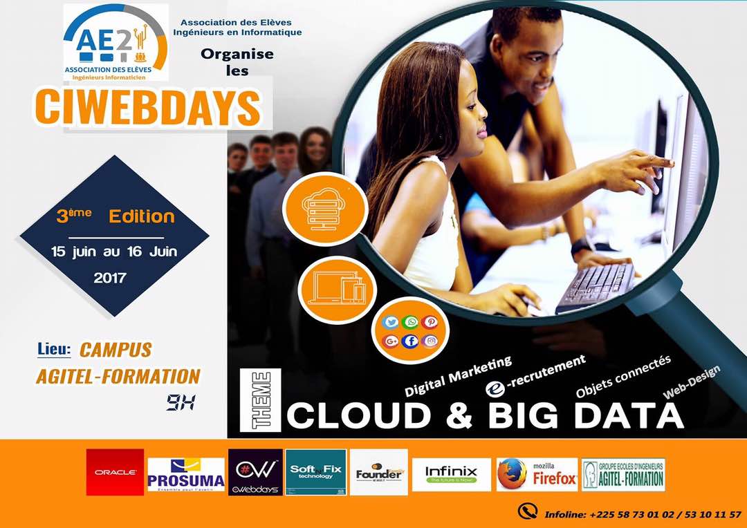 henryaka1's tweet photo. 3 ème Éditions des Webdays c'est ici et nul part ailleurs. #ciwebdays https://t.co/828JhksQzQ