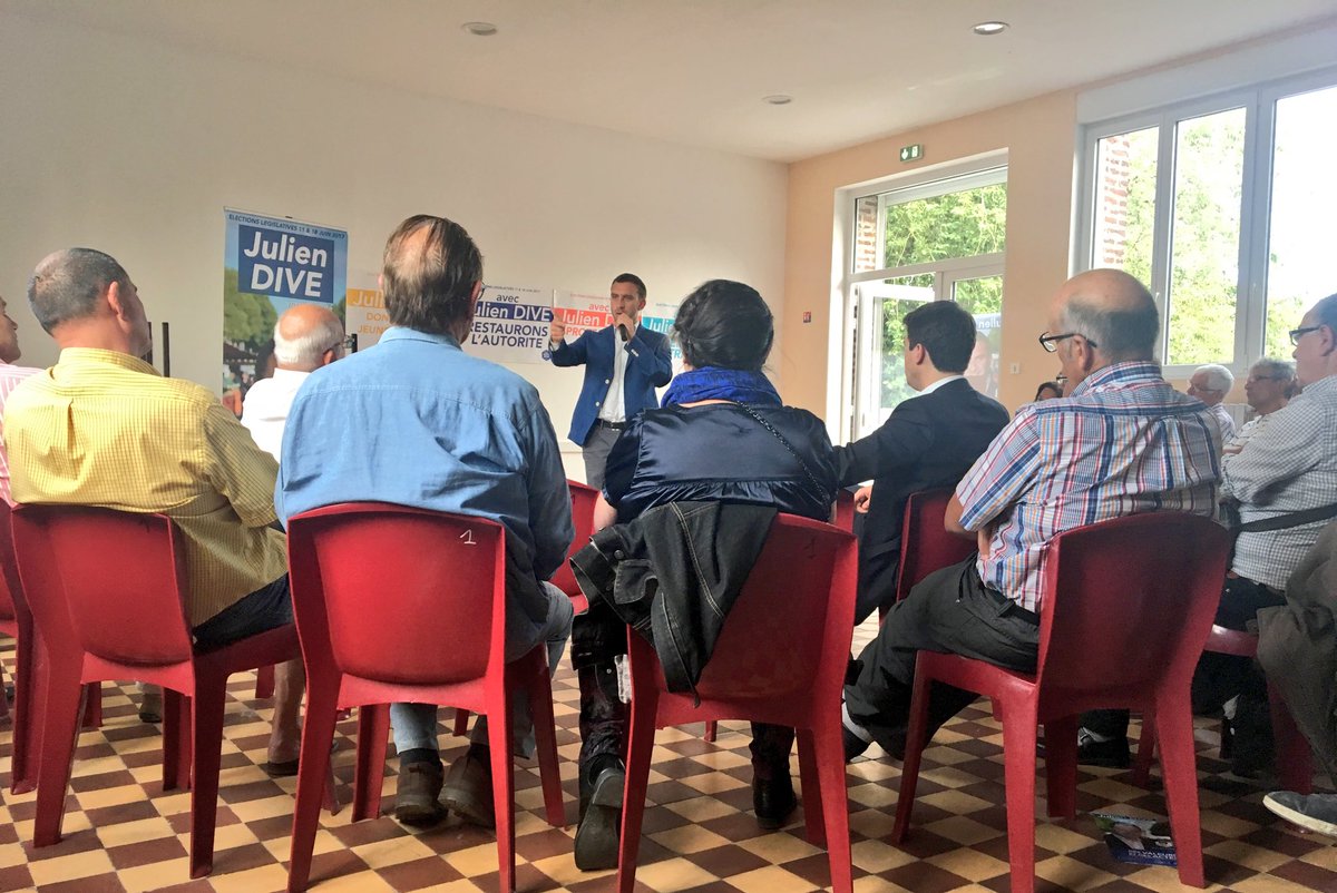 AvecJulienDive's tweet photo. .@JulienDive :"Je ferai pas de promesses intenables mais je promets de me retrousser les manches pour faire bouger les choses." #circo0202 https://t.co/NrLII8zlkZ