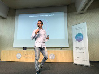 ccozar's tweet photo. #TechValencia experiencia enriquecedora por ponentes, formato y contenido. El año que viene repetiremos @camaravalencia @ticnegocios https://t.co/0DjQRCtxoZ
