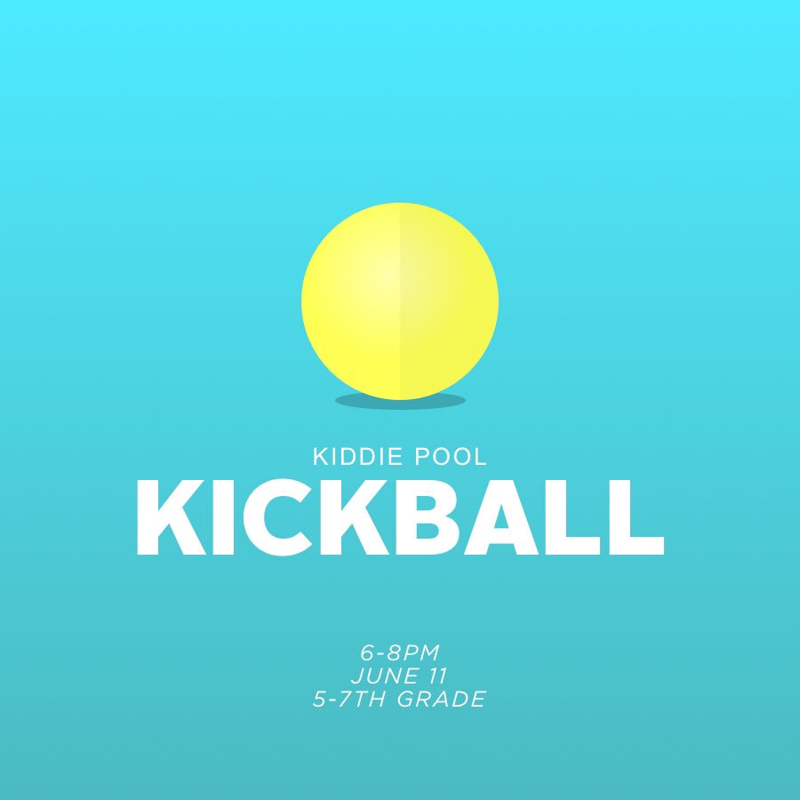 NMCstudents's tweet photo. Kiddie Pool Kickball is this Sunday from 6-8p at North Metro! No sign up or cost. Just bring clothes that can get wet, a towel and a friend! https://t.co/WvMuetKWM4