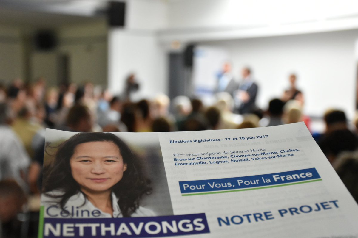 CNetthavongs's tweet photo. Beaucoup de monde ce soir pour ma réunion publique avant le 1er tour des législatives sur la #circo7710. En route vers la victoire ! https://t.co/ODJWCHKT5z