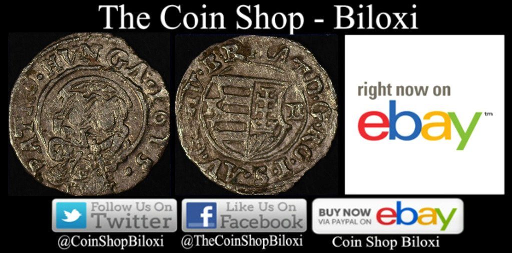 CoinShopBiloxi's tweet photo. π» #BuyItNow on #eBay π»Holy #RomanEmpire Hungary #Silver Denar Struck in 1500s https://t.co/KJKxZd8r6d
#RomanCoin #SilverCon #AncientCoin https://t.co/9VdAWyFMmE
