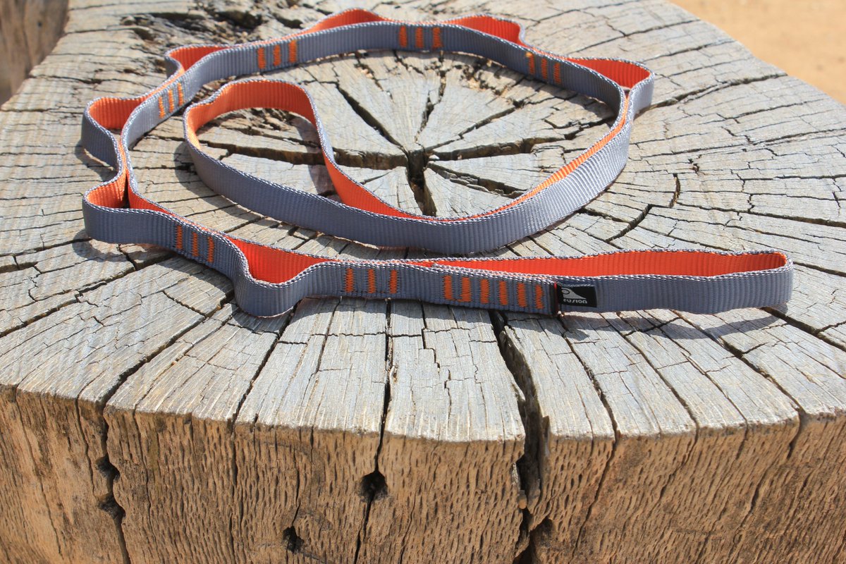 FusionClimb's tweet photo. A #DaisyChain is a primary component to any aid #climbing rig. Combine w/an #atrier (aider) &amp; start hitting the big walls around the world! https://t.co/gEueCxmJ7Q