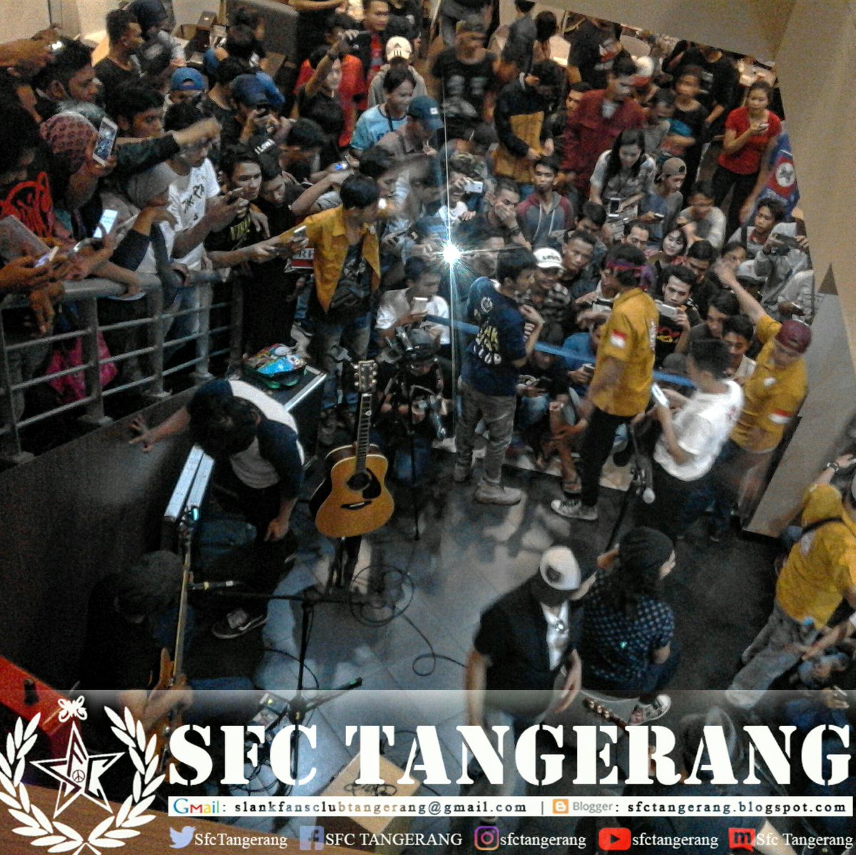 SfcTangerang's tweet photo. #Diary Live Akustik &amp; Bukber bersama @slankdotcom di Tangerang tadi sore! #slank #sfctangerang #slankers https://t.co/hst6TRNwHA