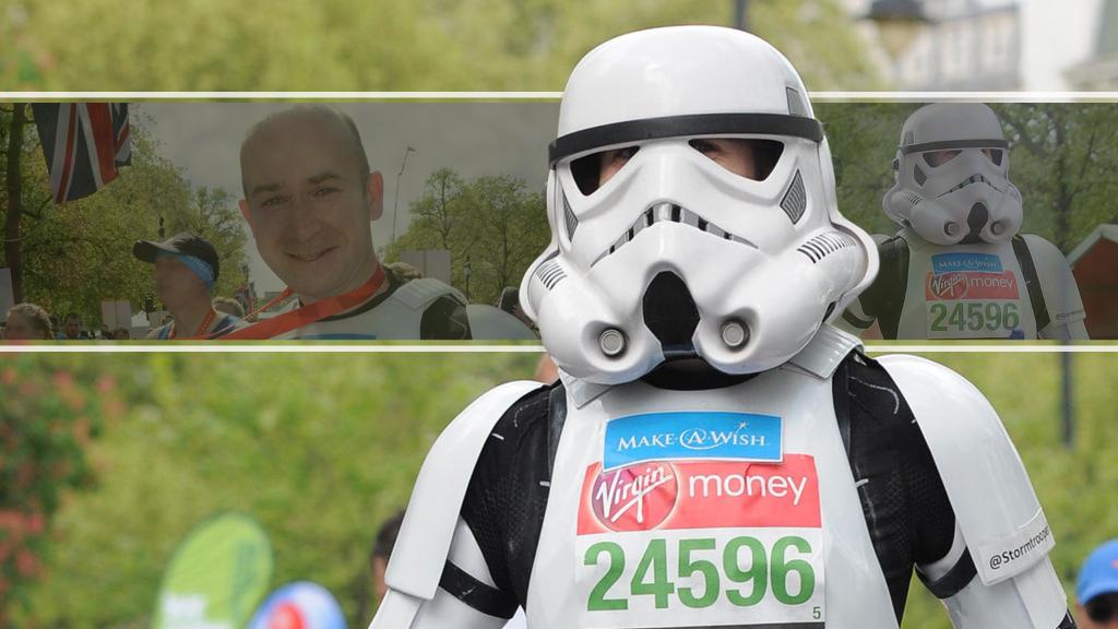 starwars's tweet photo. A conversation with Jez Allinson, The Running Stormtrooper, about his record-breaking marathon charity missions. https://t.co/n70dgFJuxn https://t.co/yTNRZdpkdQ