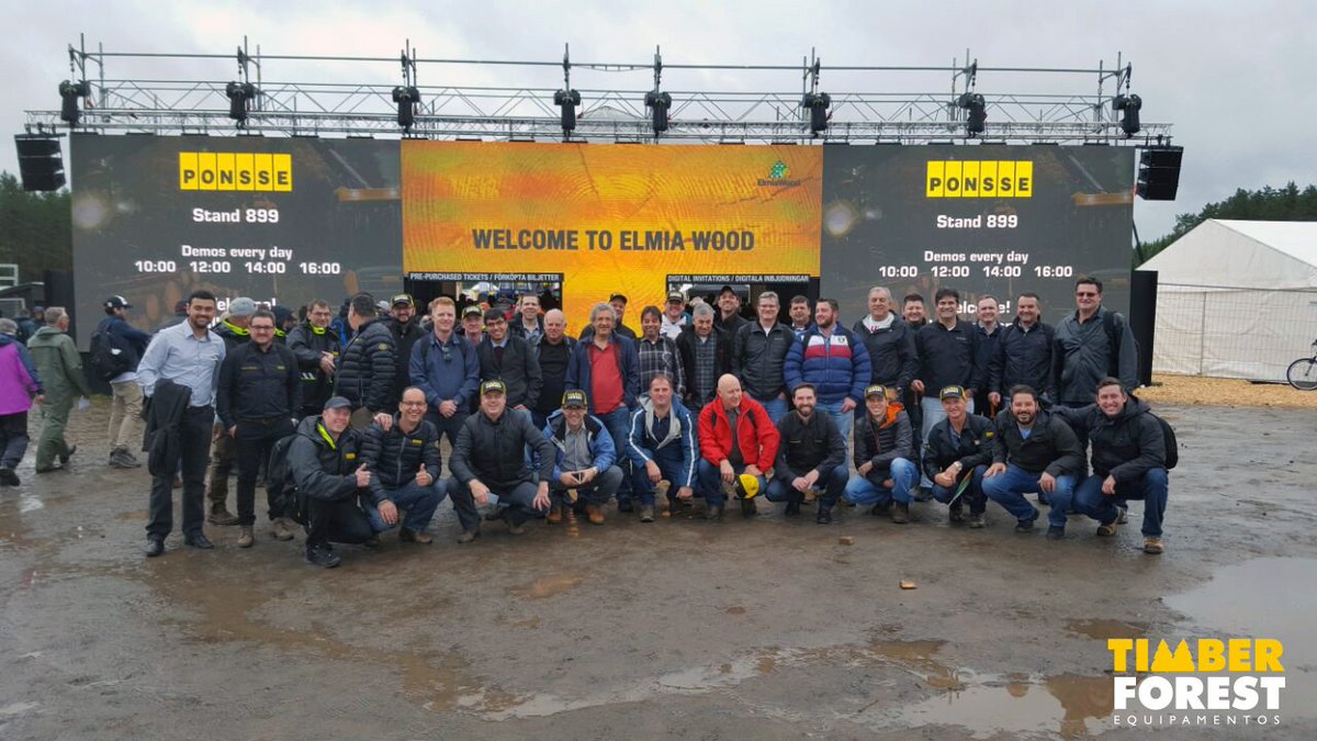 timber_eq's tweet photo. Timber Forest e Ponsse Brasil foram até a Suécia com clientes para visitar a Elmia 2017!
#TimberForest #PonsseBrasil #Elmia2017 https://t.co/wrB2t30DIH