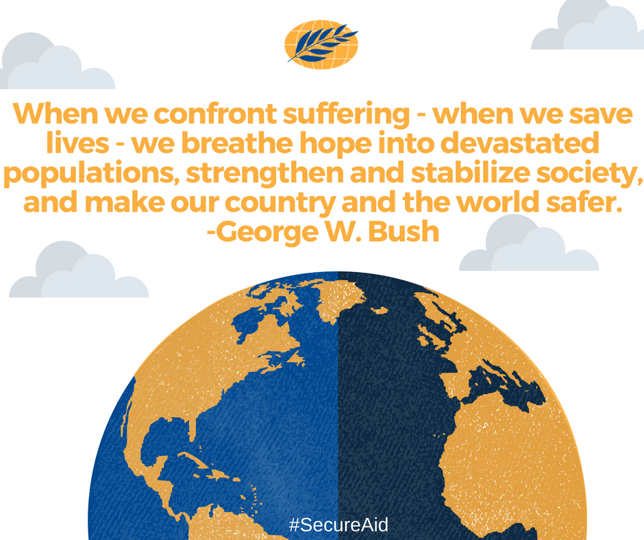 AfPeacebuilding's tweet photo. #Bush43 on #SecureAid https://t.co/hmkHTezqVH