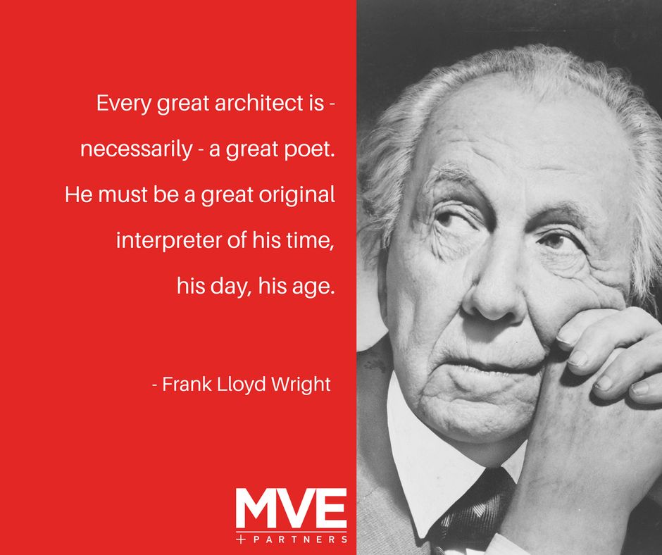 MVE_Architects's tweet photo. Happy Birthday to #FrankLloydWright. Today we celebrate your legacy of #ExceptionalDesigns #FLW150. https://t.co/fKFOq2zDhF