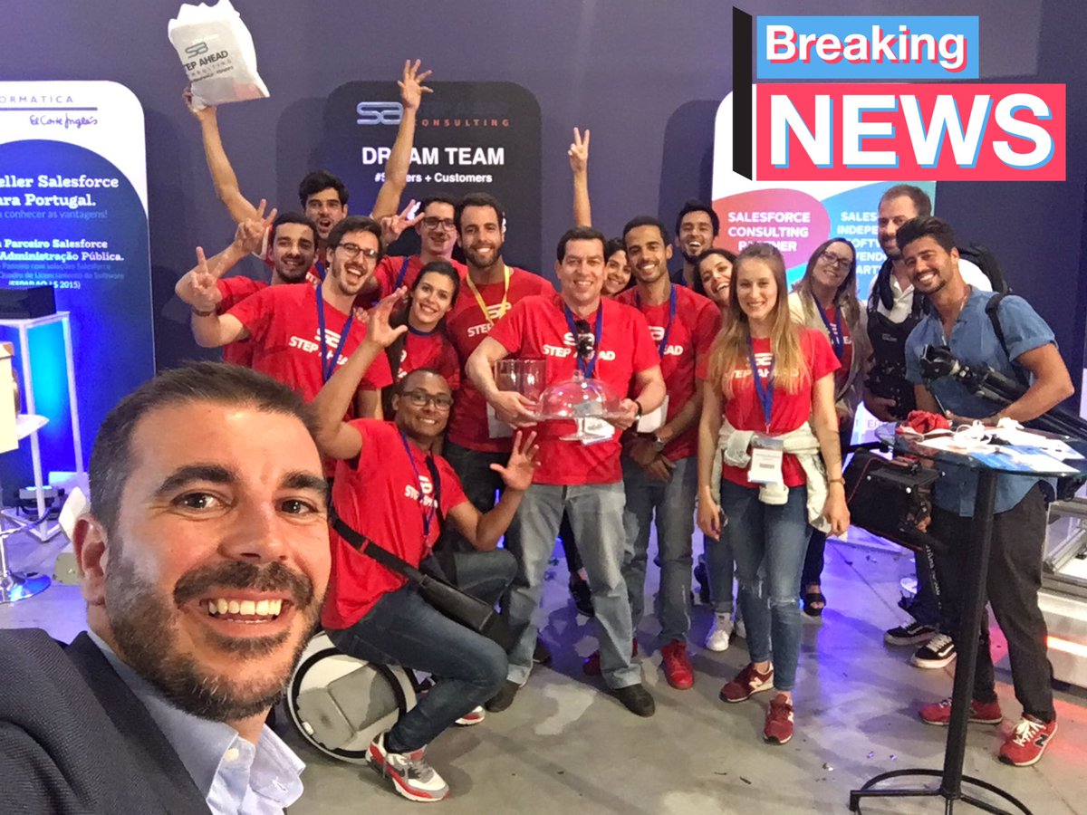 StepAheadCons's tweet photo. DREAM TEAM: Juntos no Início, Meio e Fim!!!
🔝👍🥇🤣😱🥁⛑🍷🍻🎖🥇🎉🎈
Obrigado aos Stepers e a todos os participantes!!! 
#SalesforceEssentials
#Stepers https://t.co/pytcDlNfYe