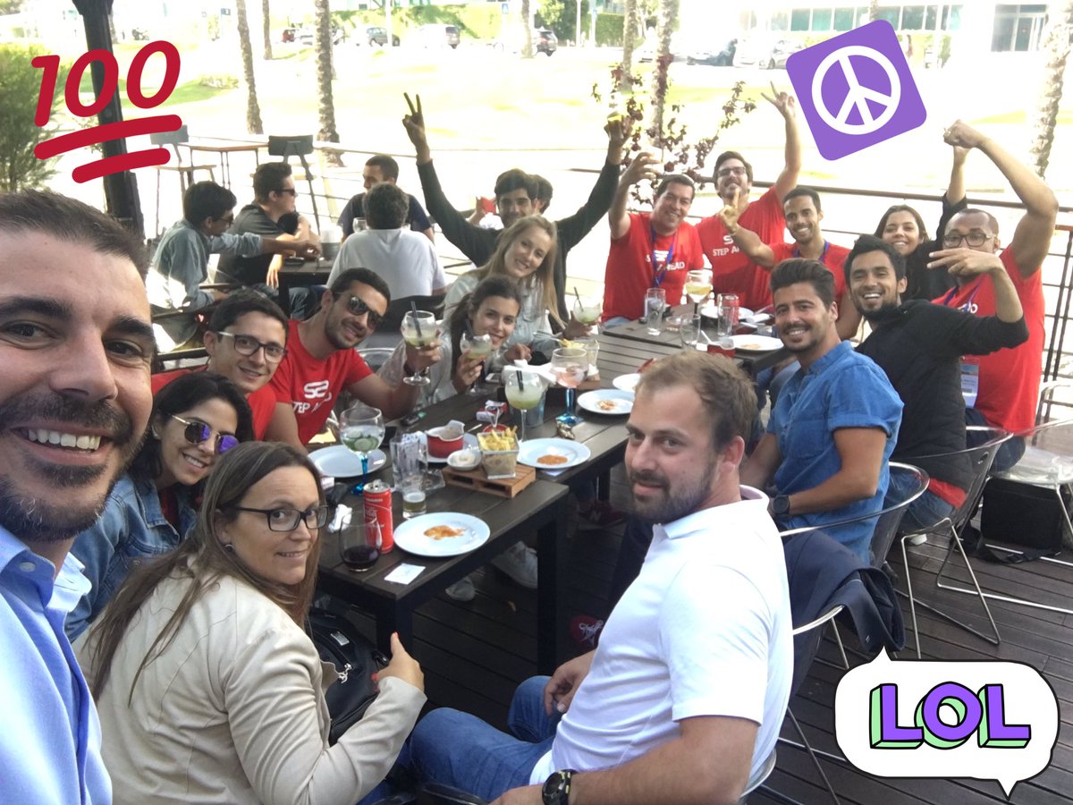 StepAheadCons's tweet photo. DREAM TEAM: Juntos no Início, Meio e Fim!!!
🔝👍🥇🤣😱🥁⛑🍷🍻🎖🥇🎉🎈
Obrigado aos Stepers e a todos os participantes!!! 
#SalesforceEssentials
#Stepers https://t.co/pytcDlNfYe