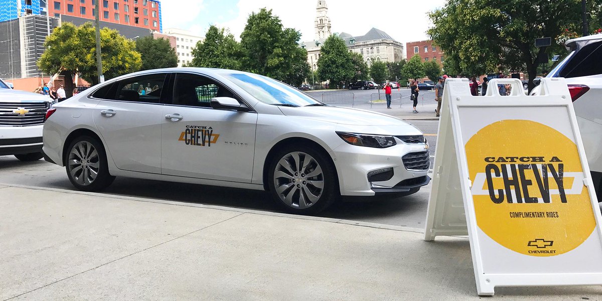 chevrolet's tweet photo. We make getting around #Nashville easy. #CatchAChevy and let us take you wherever you need to go during #ChevyCMA. https://t.co/KhjdeRAXqU