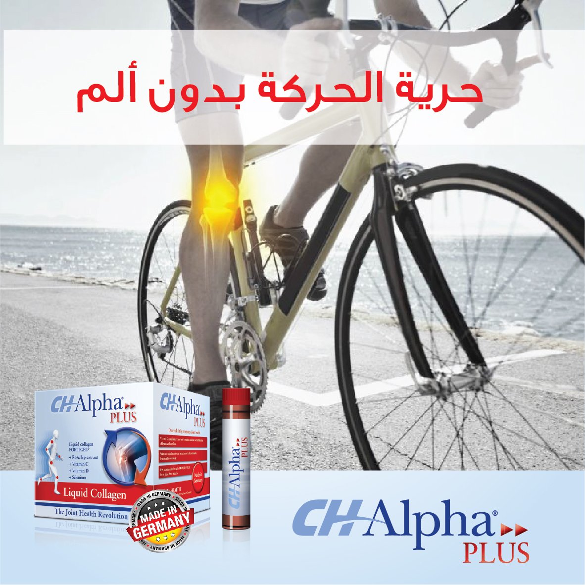 ChAlphaplus's tweet photo. يساعد على تحفيز الخلايا البانية للكولاجين ومنع تآكل الغضاريف، آمن وليس له اعراض جانبية مناسب لمرضى السكري والقلب والضغط. https://t.co/arH12jQAor