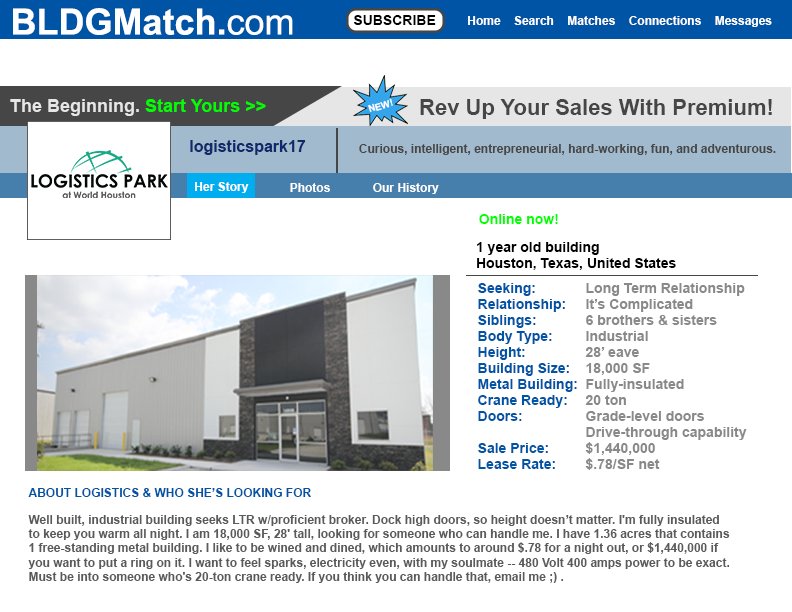 AdkissonDev's tweet image. Looking for your soulmate? Adkisson Group has the match for you! Click the link to get Logistics Park's digits. conta.cc/2rVTmAF