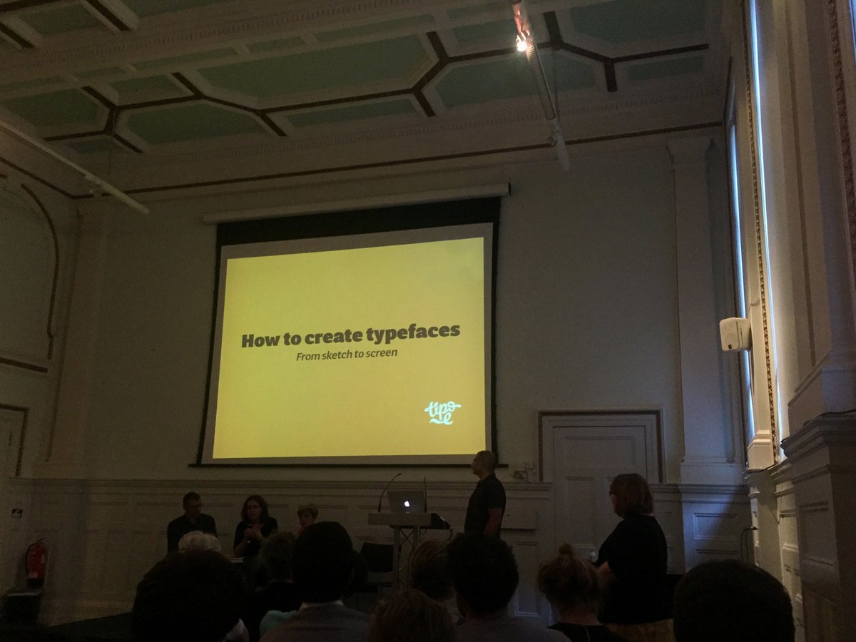 alexhurstdesign's tweet photo. Last Thursday's talk and book launch at St Bride @sbf1891 #HowtoCreateTypefaces was really inspirational, the book's great! #Typography #TBT https://t.co/5BNYYzpNWP