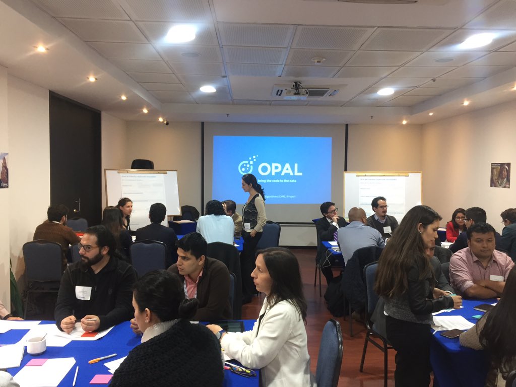 ProjectOpal's tweet image. Taller inaugural de OPAL en #Bogotá #data4dev @Telefonica_Col @DANE_Colombia @DNP_Colombia
