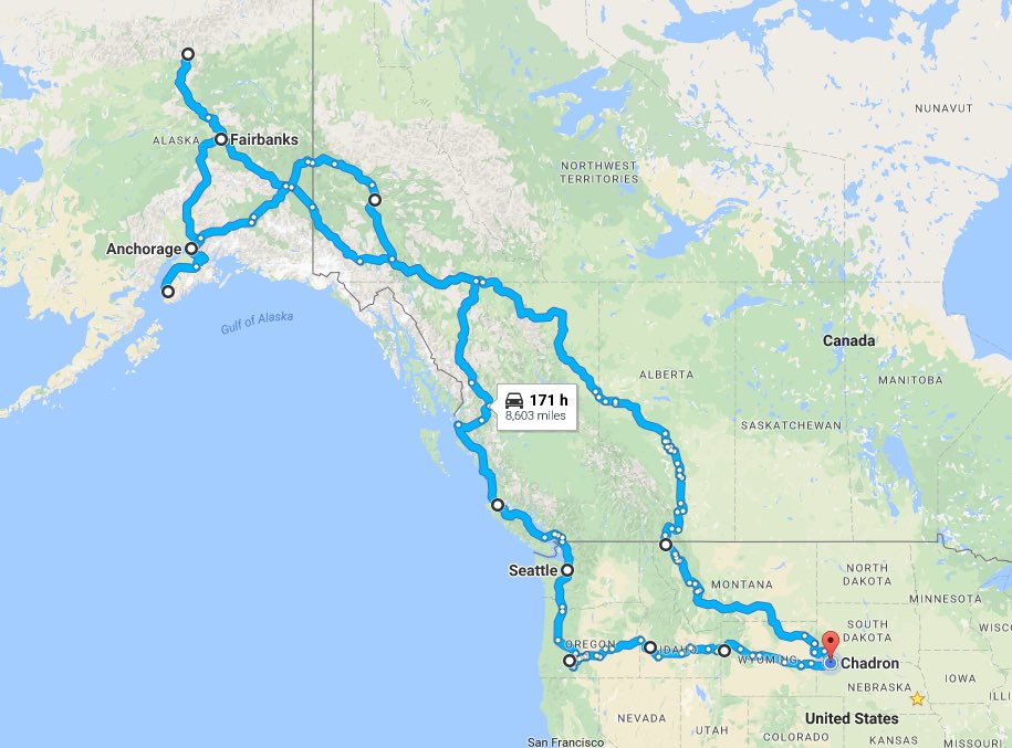 jerry_mack's tweet photo. Bike Trip 2017 starts now! North to Alaska! #HDRoadKing #HarleyDavidson #soloadventure https://t.co/XFf03VMovx