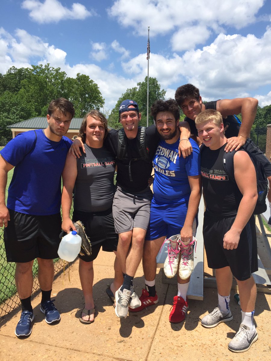 etowahfootball's tweet photo. Eagles representing Etowah at the Champions Elite camp at Lagrange today https://t.co/w7Zk2t4WsH
