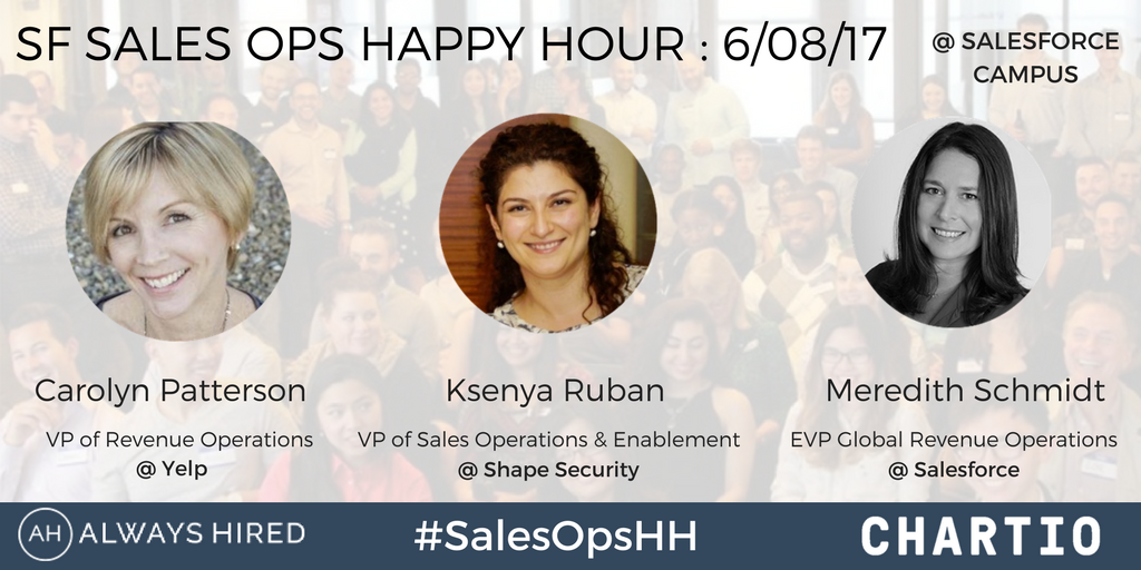 schmielson's tweet photo. San Francisco #SalesOps folks - happy hour tonight at SFDC: https://t.co/w7FTOnzDBV Be there! https://t.co/pVAursu0Xa