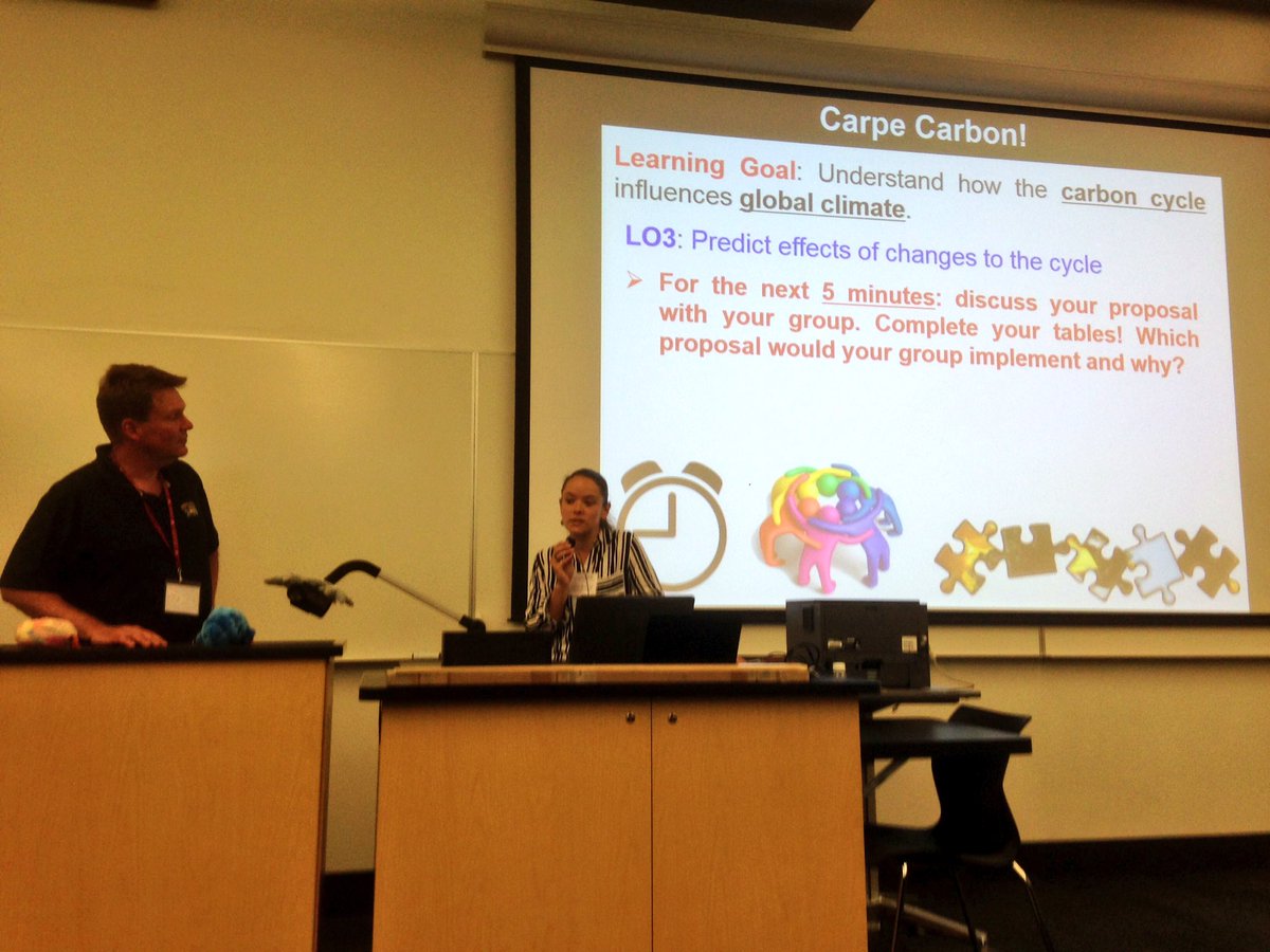 GermJuggler's tweet image. Great job by team #CarpeCarbon discussing strategies to reduce atmospheric carbon #CelebrationOfActiveLearning  #NSSI2017 @SumInstSciTeach