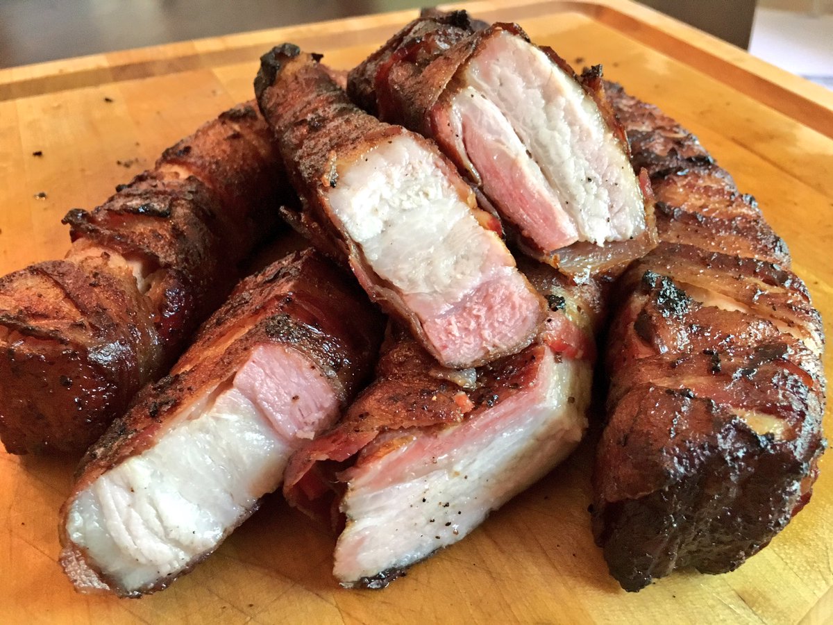 IMPORTANT: Bacon wrapped bacon was a first-attempt success.