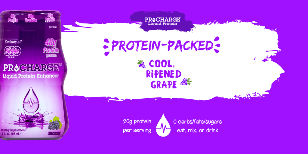 ProChargeLiquid's tweet photo. Recharge your afternoon with protein-packed, refreshing Grape flavor.

Shop: https://t.co/jURzK8UrxL https://t.co/9zM0xBfY53