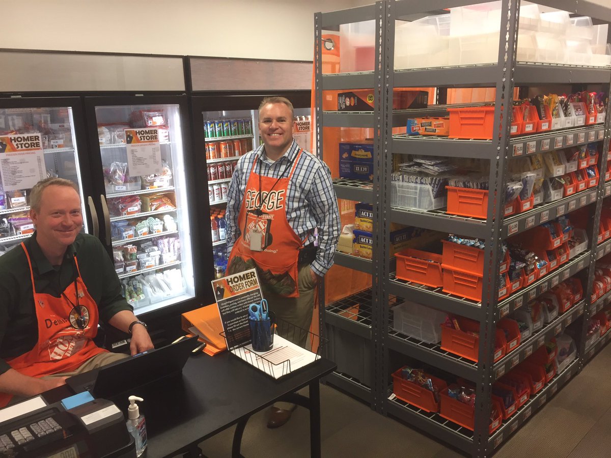 Opening of the OCC Homer Store! Great tool to recognize associates!