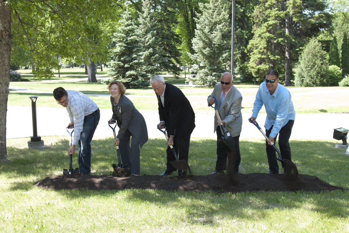 Today we celebrated the Sod Turning Ceremony for our new Alzheimer Centre of Excellence! Thanks to all that attended.