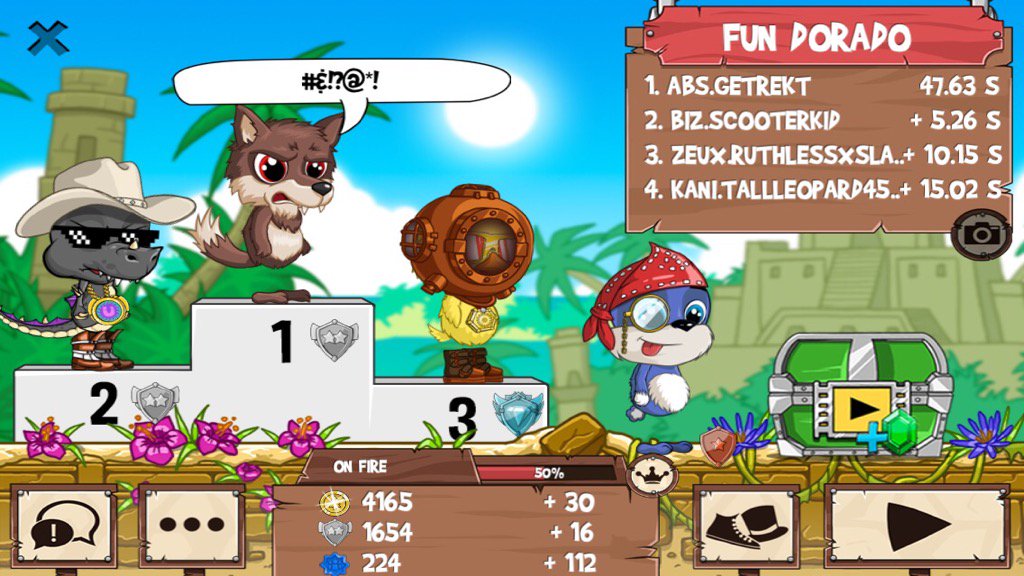 getREKTFR's tweet photo. All those guys just got washed #funrun2 #Scooterkid #RuthlessXSlayer #TallLeopard4572 https://t.co/ODIMO88IB7
