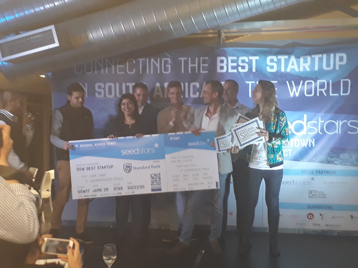 Seedstars's tweet photo. Congratulations to #SSWCT winners EMG Technologies, Mbora, GreenFingers Mobile . See you in Johannesburg! https://t.co/UvBjLn9LFD