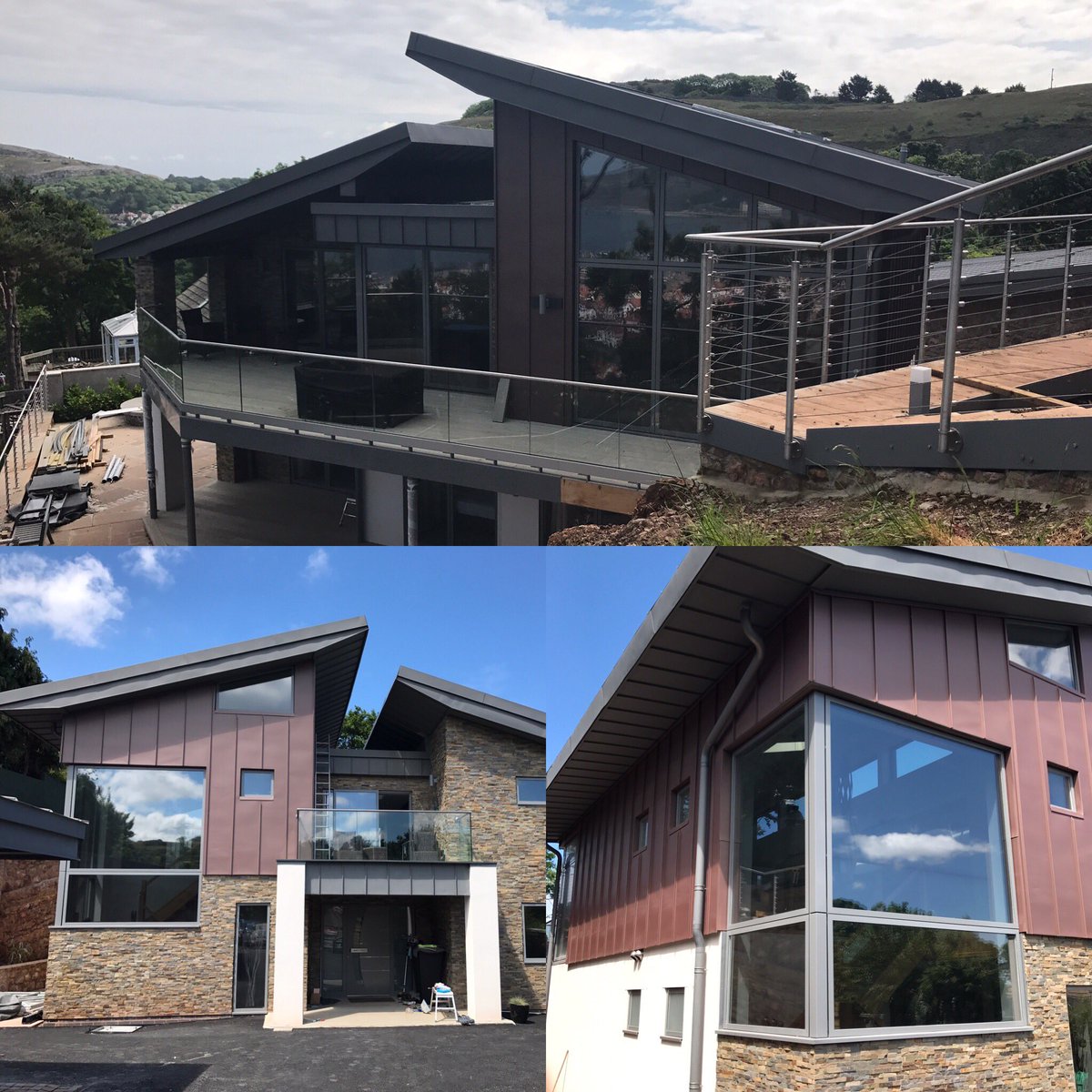 BRArchitecture's tweet photo. One of our Modern / Contemporary New Build House Designs in North Wales - https://t.co/nXT6Ka02GK https://t.co/dCksQFzzgn