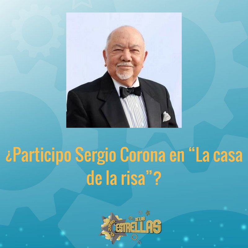 JDLEstrellas's tweet photo. ¿Participo Sergio Corona en “La casa de la risa”? https://t.co/jWlnrr5HUs