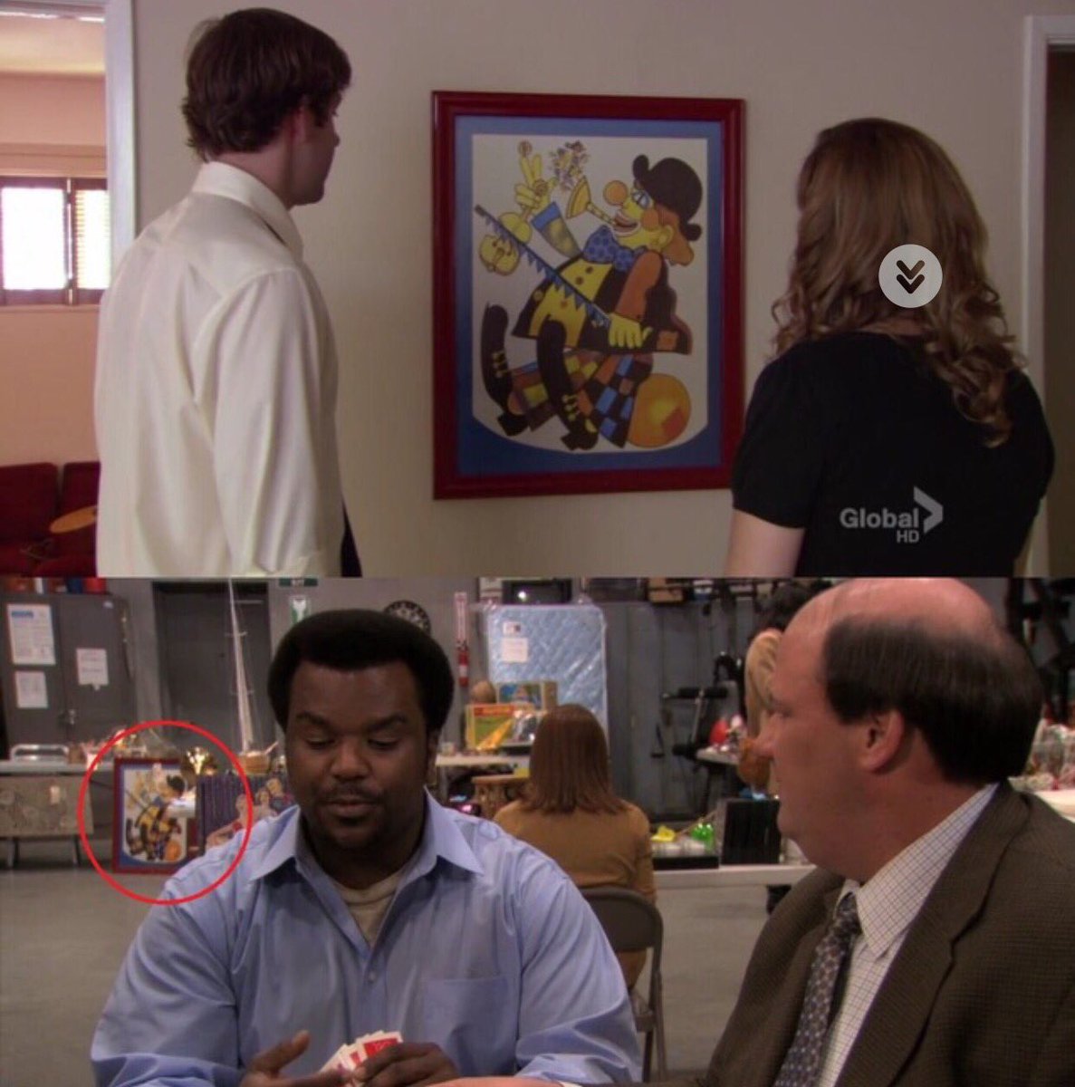 TheOfficeHomage's tweet photo. They got it off the wall https://t.co/VtdzCH9FUp