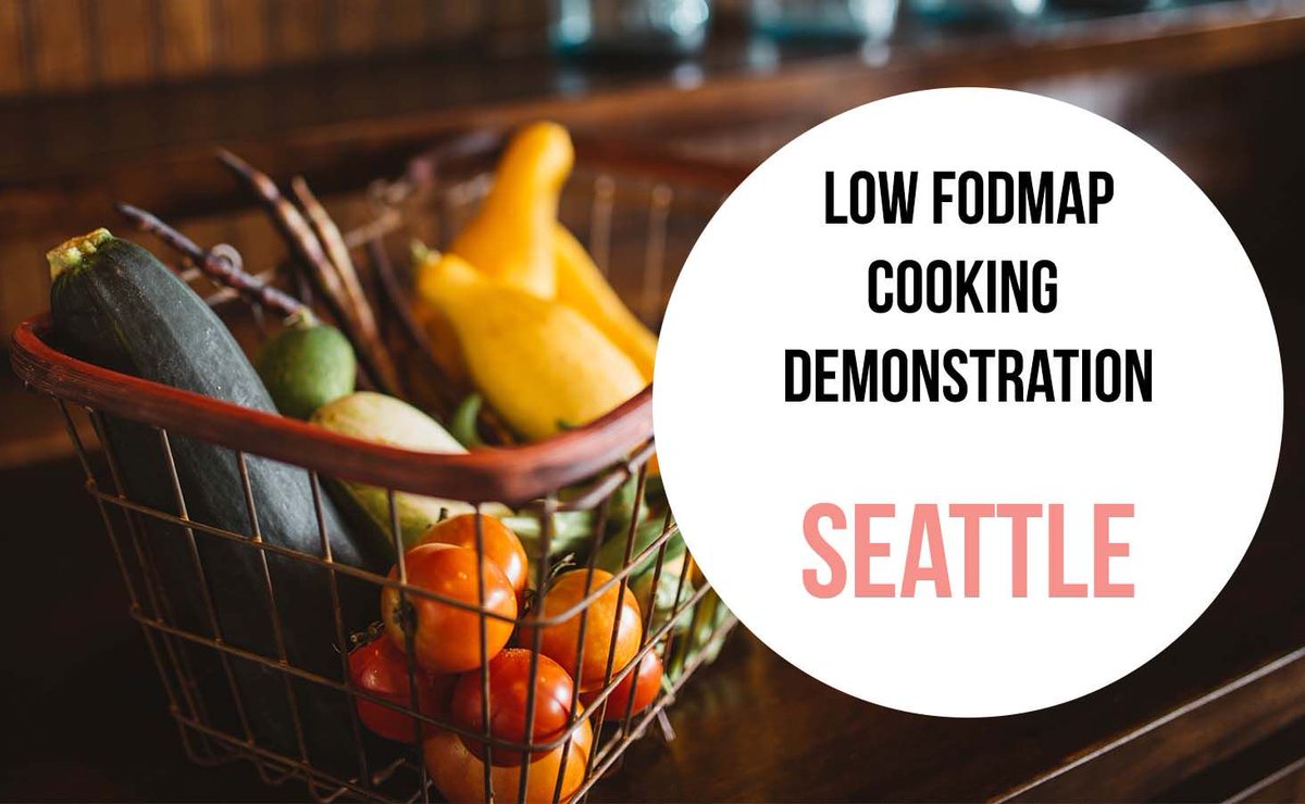 Join <a href="/beccoomes/">Rebecca Coomes</a> <a href="/AngelaPiferCN/">Angela Pifer | CN</a> <a href="/HBellyNutrition/">Selva Wohlgemuth, MS</a> at #LowFODMAP cooking demonstration at @bastyr #Seattle. Tickets buff.ly/2rUaoyR