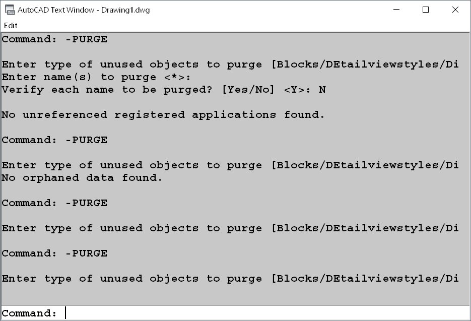 IdeateInc's tweet photo. Running into drawing performance issues? Try automating the -PURGE command!  https://t.co/cVY1yIK6vG by @MattM_PE  #AutoCAD https://t.co/3d660P4npH